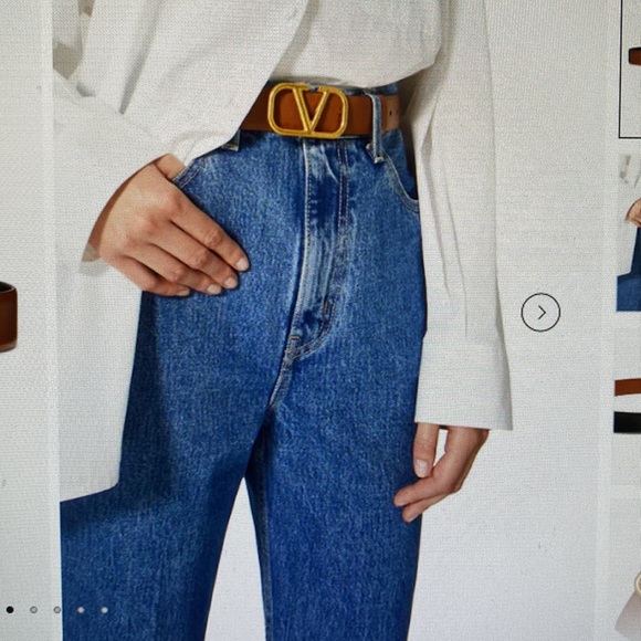 Brand New Reversible Valentino VLogo Signature Glossy Calfskin Belt Size070 - Picture 5 of 6